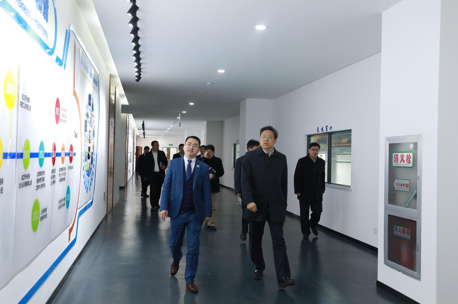 蘇州高新區黨工委書記、區長吳新明書記、王牟、黃鋒主任一行調研通錦