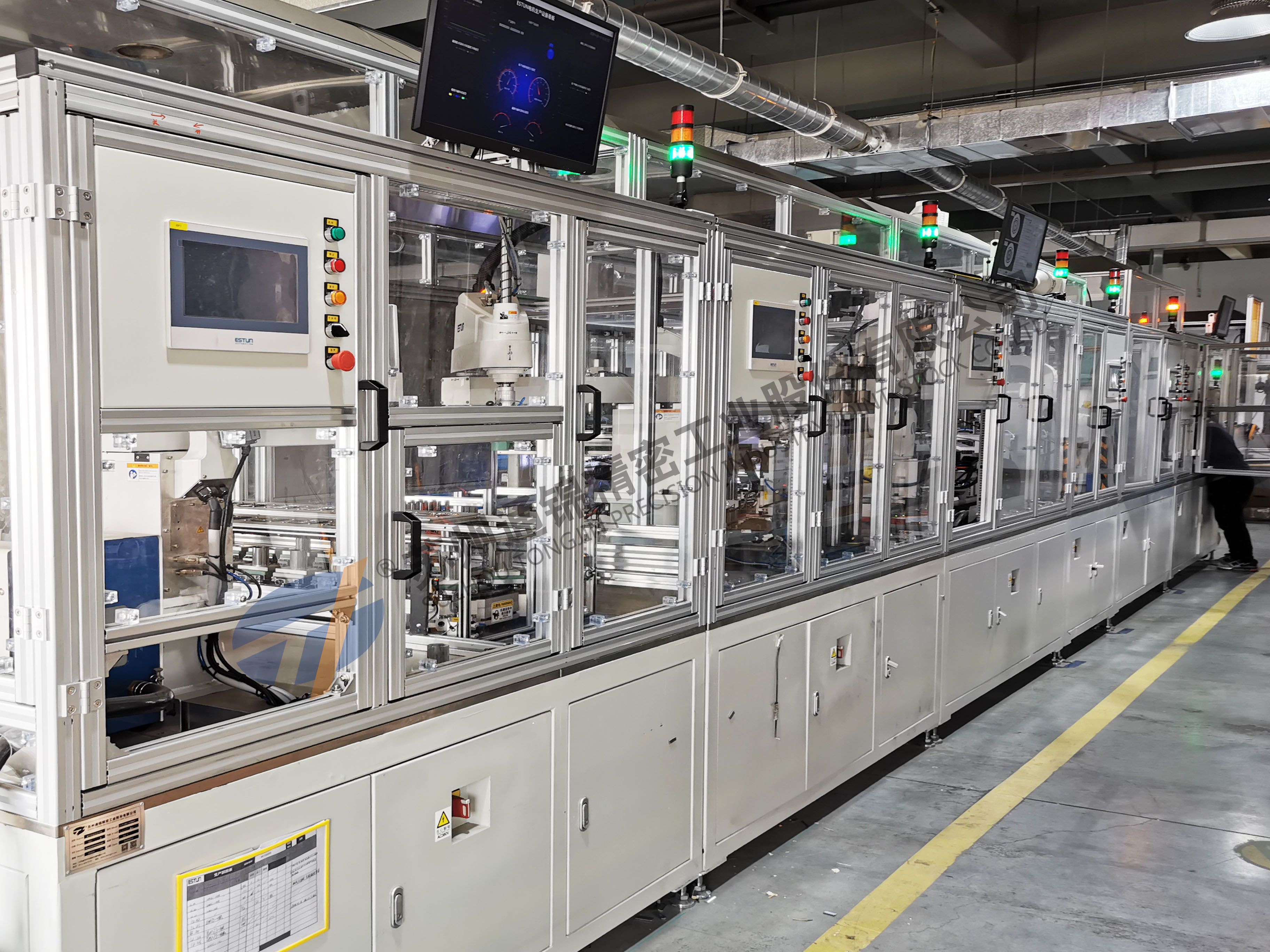 伺服電機生產線