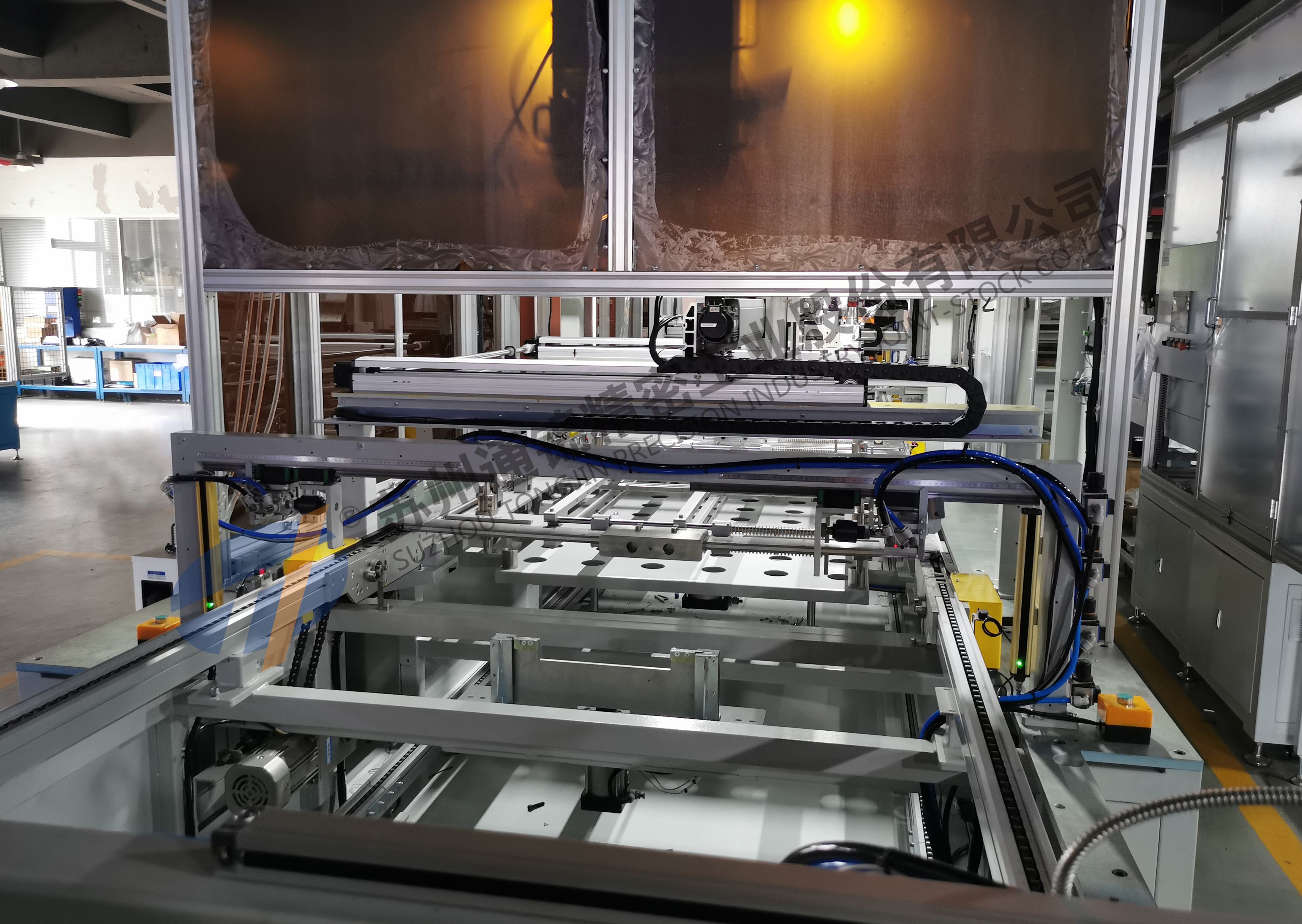 電容激光錫絲焊接生產線